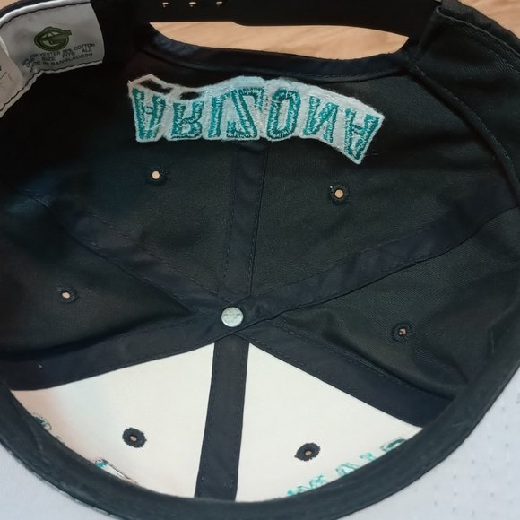 VINTAGE 90s Arizona Diamondbacks Hat Wave Snapback G Cap Spellout One Size Adult - Picture 12 of 13